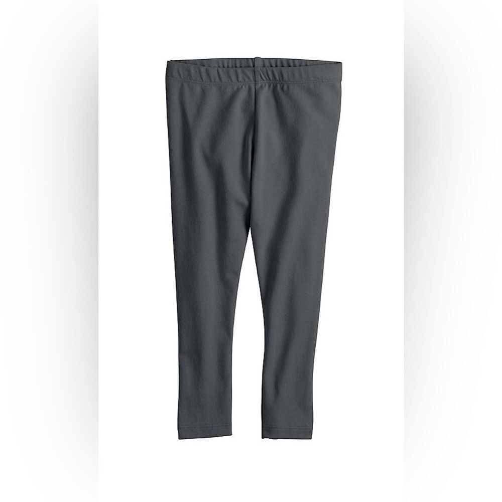 Jumping Beans tough cotton gray leggings, size 6 and 6X